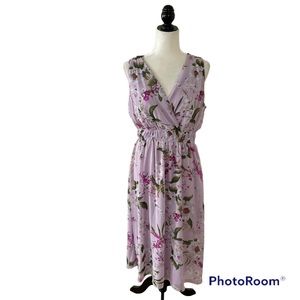 Liz Claiborne Lavender Floral Dress